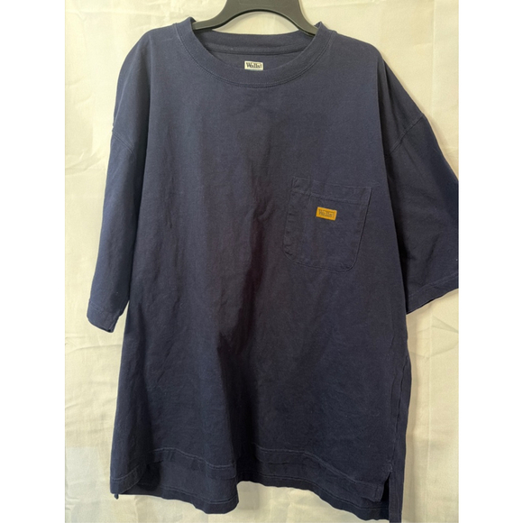 Walls Other - Men's Walls Work Wear Navy Short Sleeve Heavyweight Pocket T-shirt Size XL